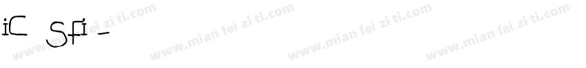 IC SFI字体转换